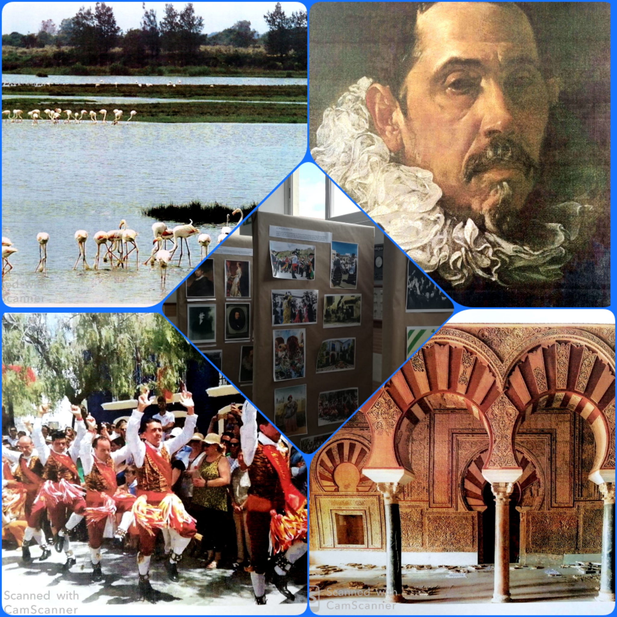 Fotografía de la exposición sobre Andalucía
